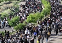 آغاز یاده روی خانوادگی در شهر گرگان